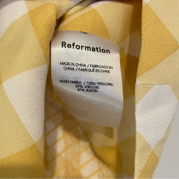 Reformation Meyer Top in Bodie 0 - Picture 8 of 10